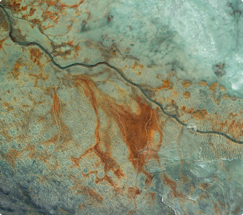 marble green close up card