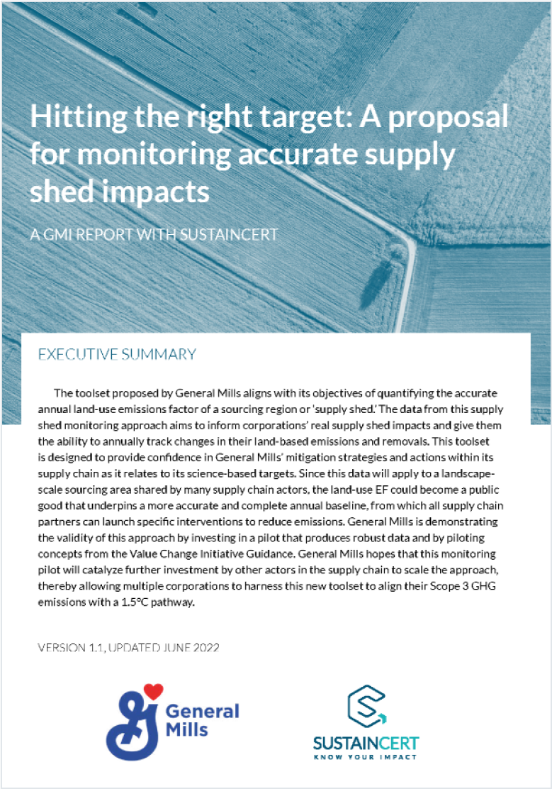 Cover page of a report titled 'Hitting the right target: