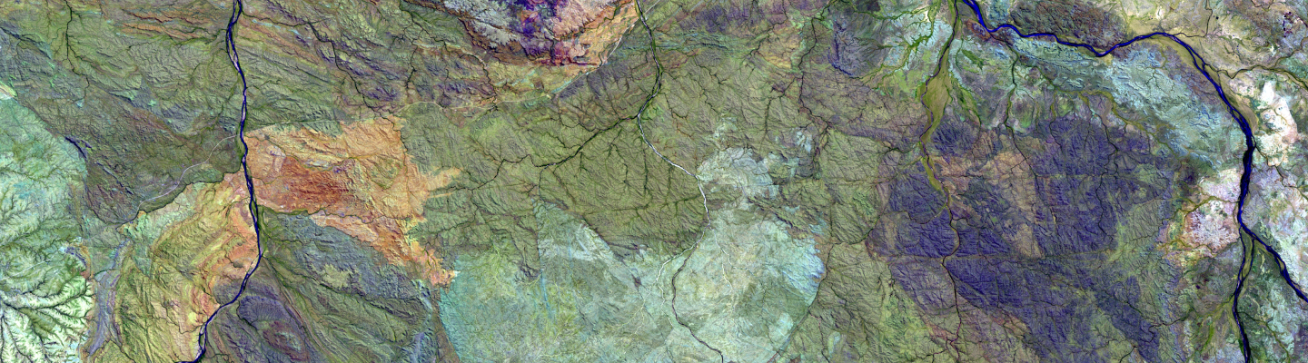 green marbling banner