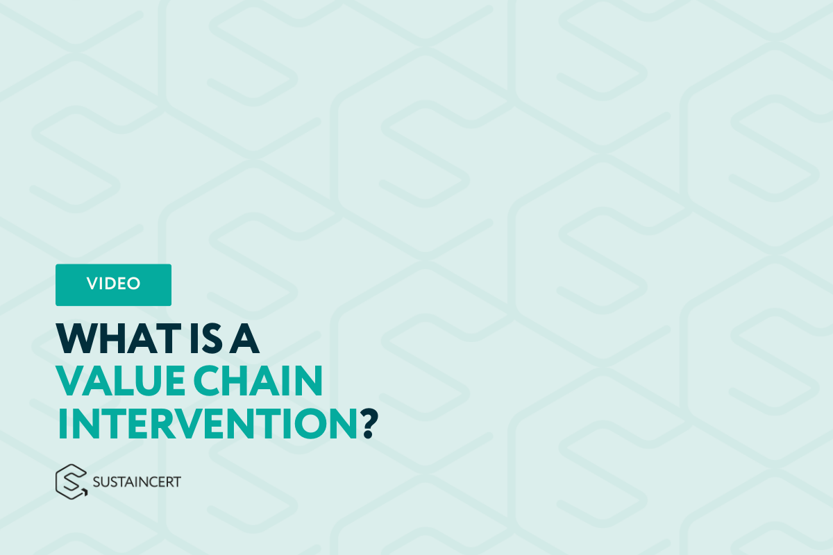 Value chain intervention