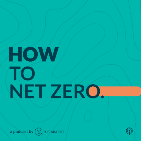 Podcast thumbnail for season trailer: How to Net Zero